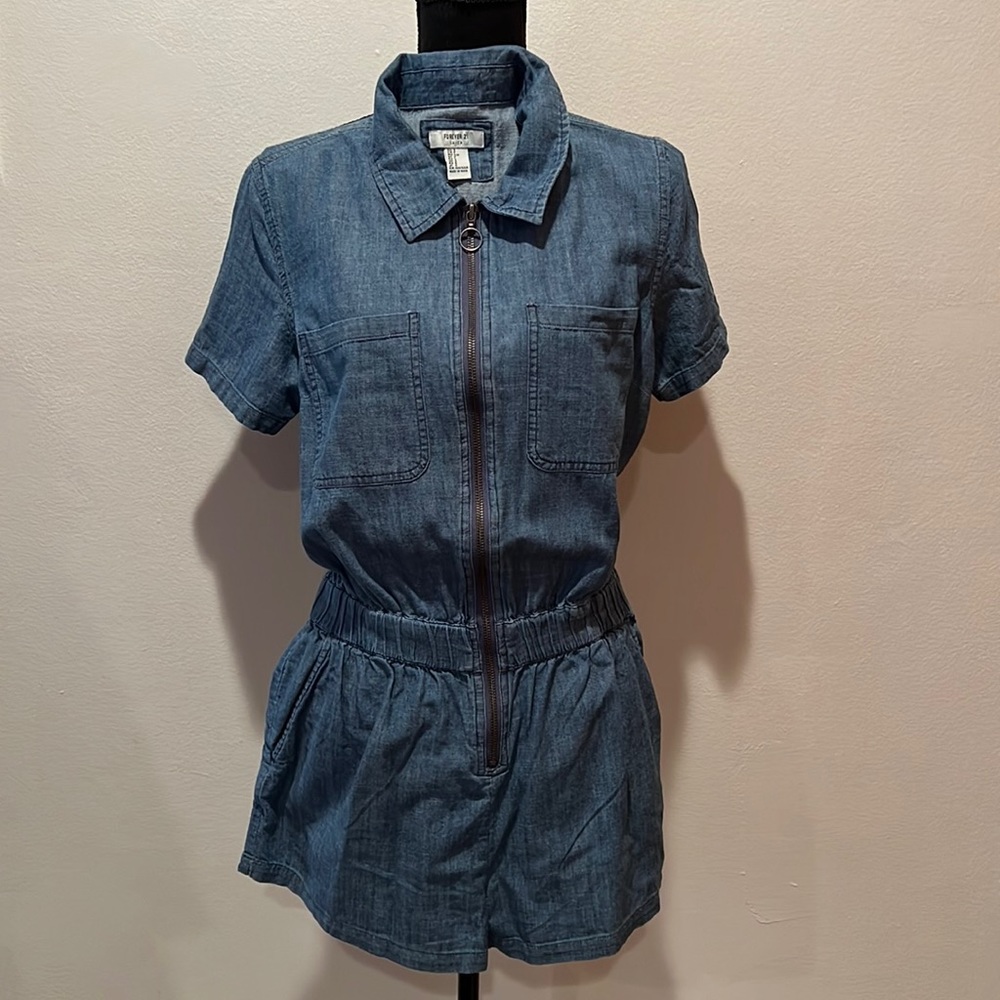 Forever 21 Chambray Romper